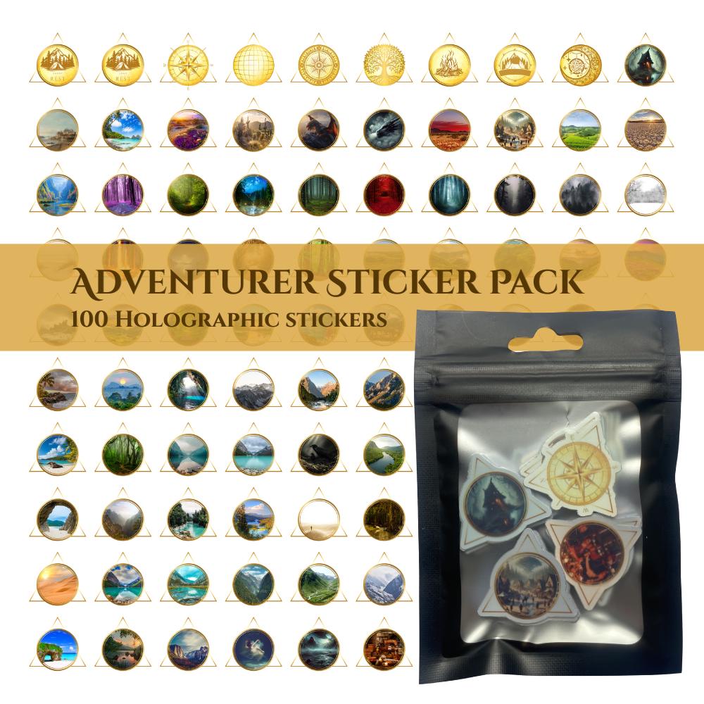 Adventurer Sticker Pack (1" - 100 Pack)